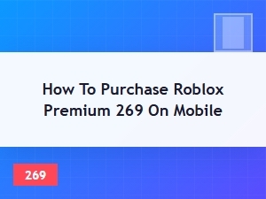 Step-By-Step Guide to Purchase Roblox Premium on Mobile