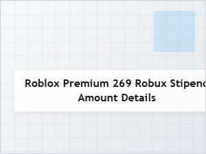 A Roblox Premium Member's Monthly Robux Stipend
